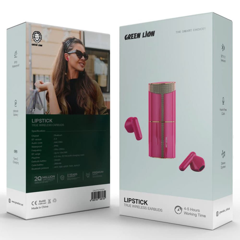 هندزفری بلوتوث لیپستیک گرین لاین Lipstick True(اورجینال،ارسال فوری) — تصویر ۲