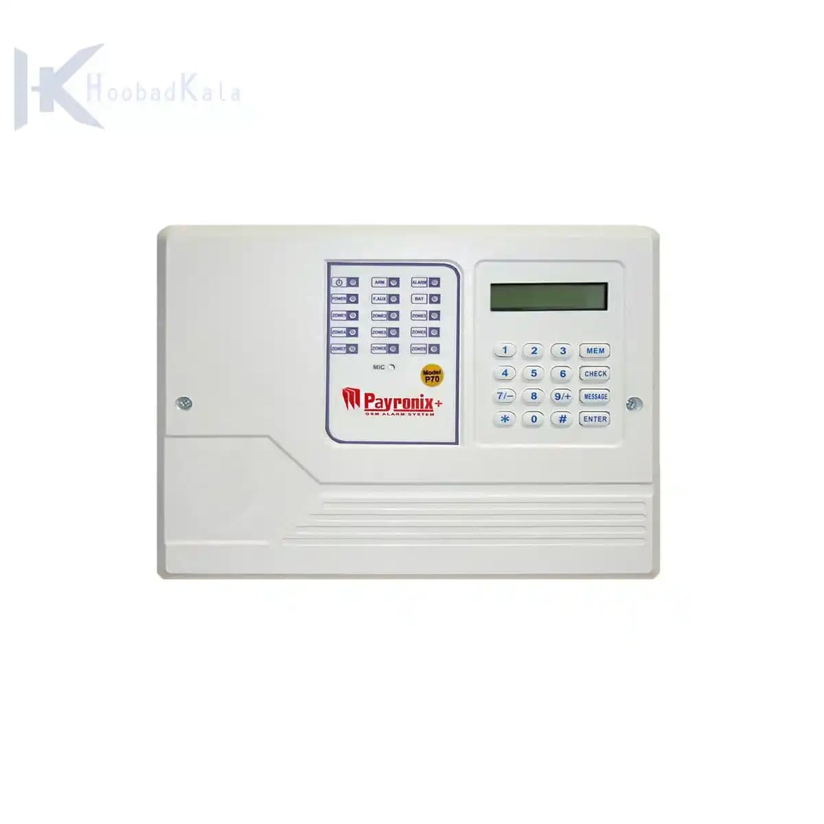 پک دزدگیر اماکن سیمکارتی پایرونیکس payronix p-70 — تصویر ۲