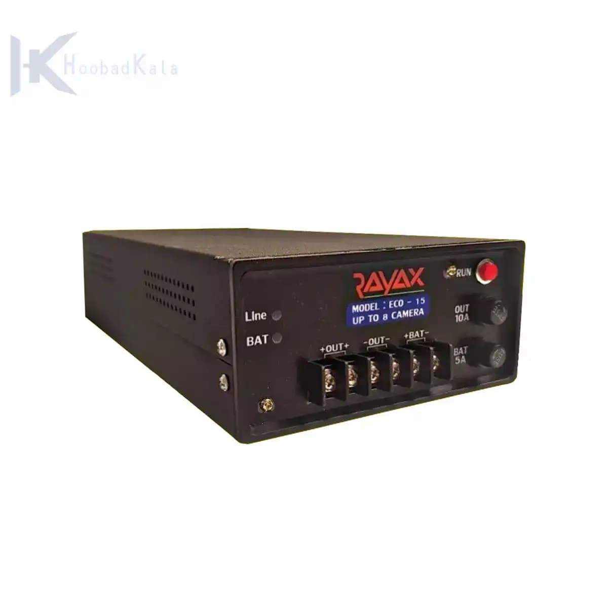 برق اضطراری دوربین مداربسته 8 کاناله رایاکس 12ولت UPS | مدل RAYAX ECO-15 — تصویر ۲