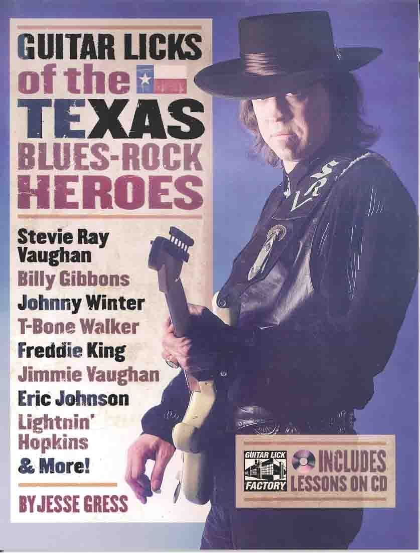 دانلود کتاب آموزش تکنیک و بداهه‌نوازی گیتار | Jesse Gress – Guitar Licks of the Texas Blues-Rock Heroes — تصویر ۶