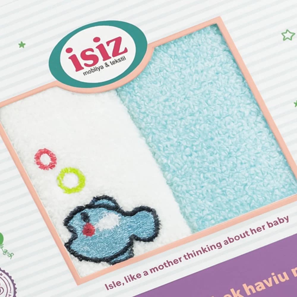 دستمال حولهای نوزاد ایس ایز Isiz بسته 4 عددی — تصویر ۲
