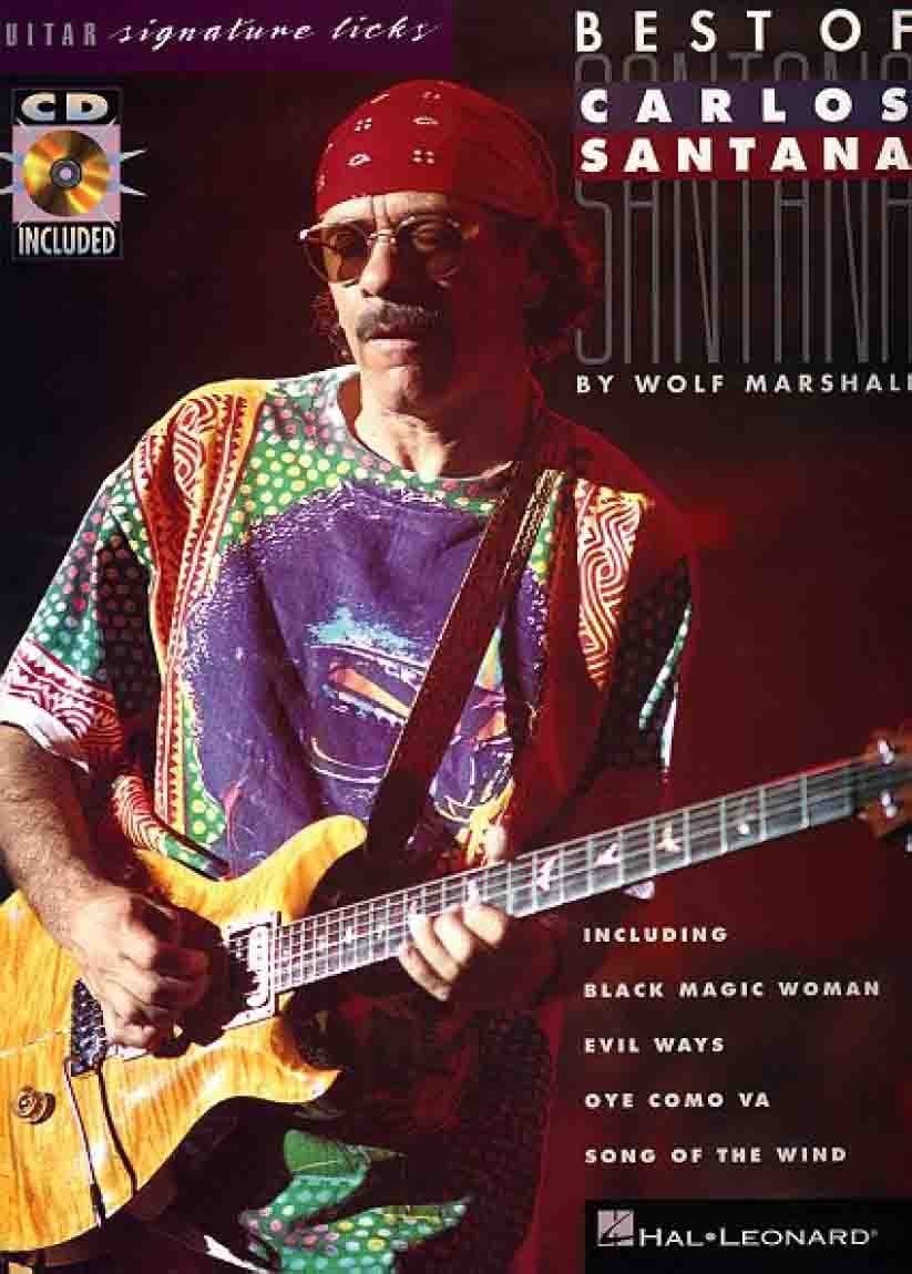 دانلود کتاب قطعات گیتار | Best Of Carlos Santana – Guitar Signature Licks