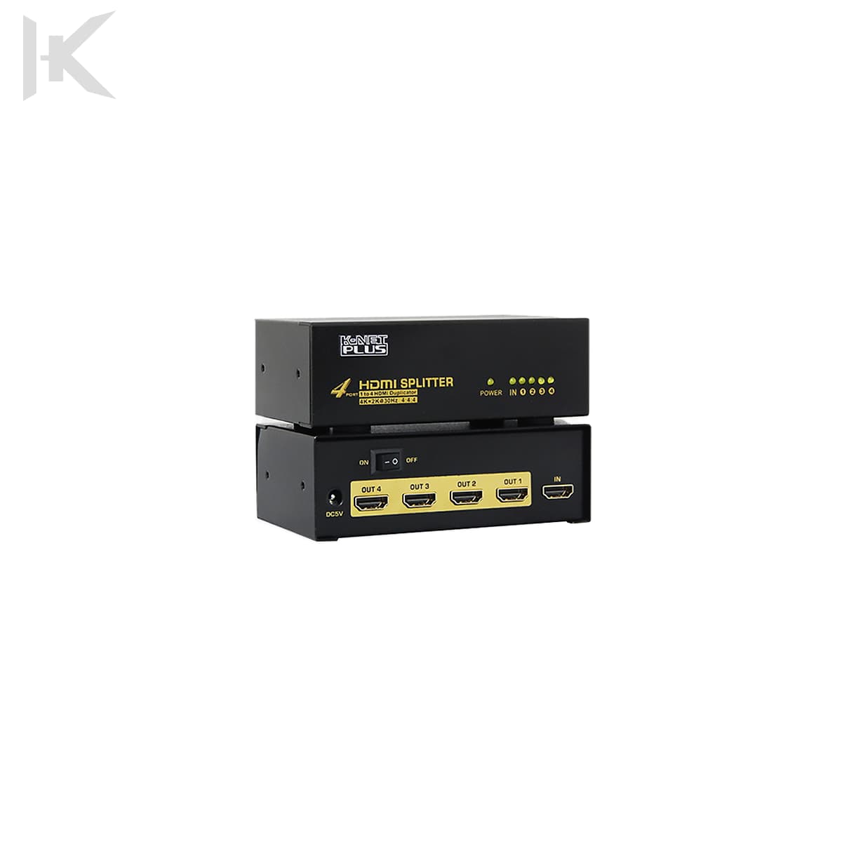 اسپیلیتر تصویر SPLITTER HDMI K-NET PLUS ) 1 to 4 )
