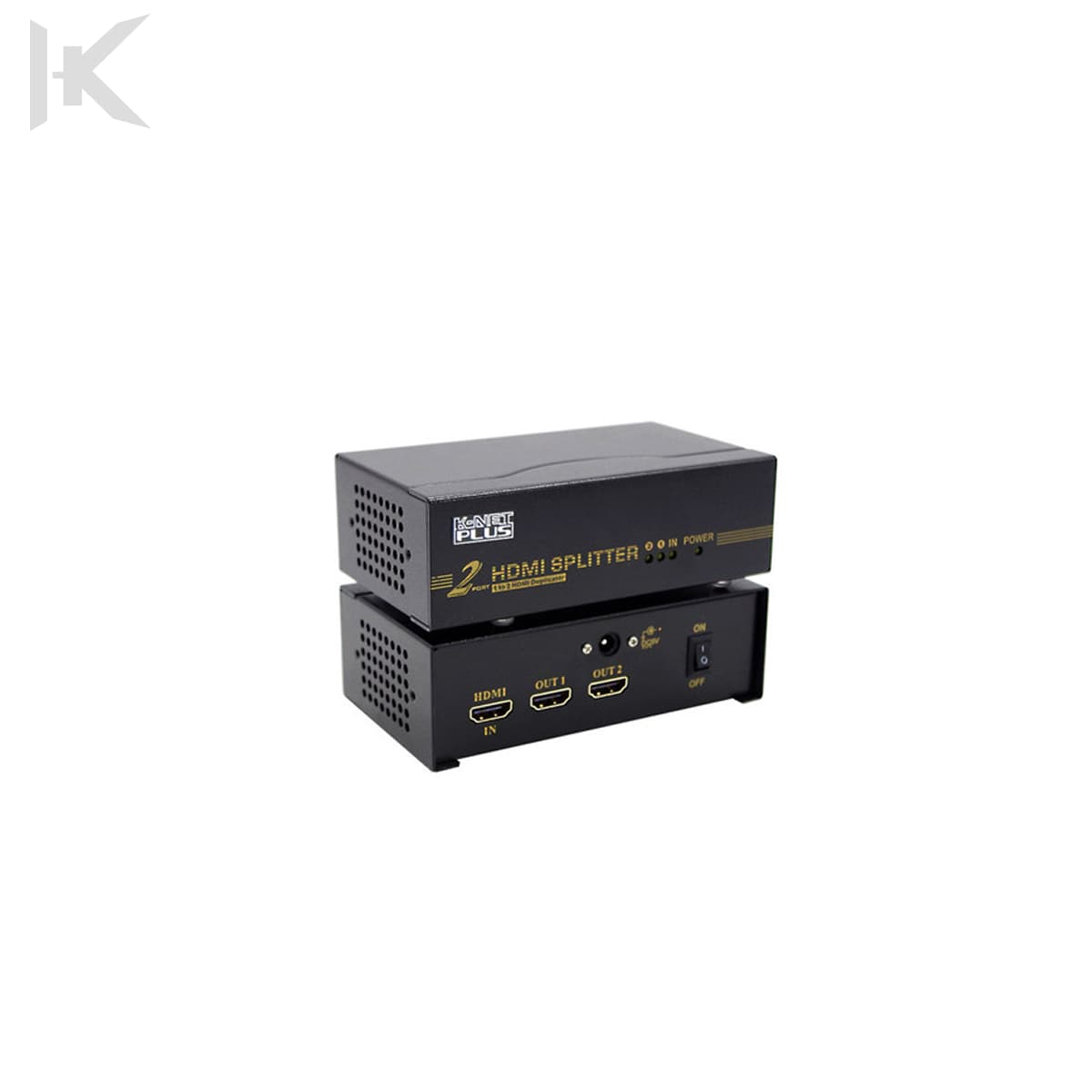 اسپیلیتر تصویر 1 به 2 K-NET PLUS) splitter hdmi)