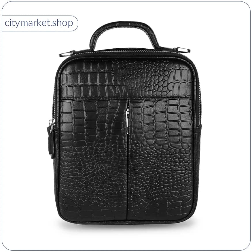 کیف دوشی مردانه چرم اصل مدل BK50
