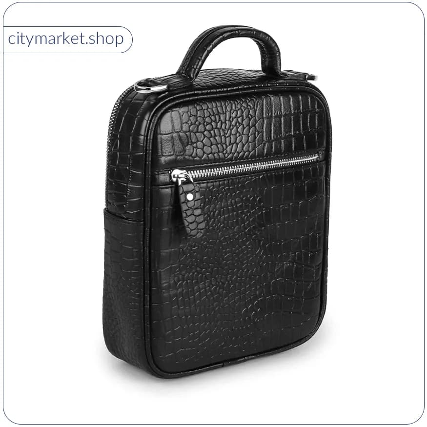 کیف دوشی مردانه چرم اصل مدل BK50 — تصویر ۳