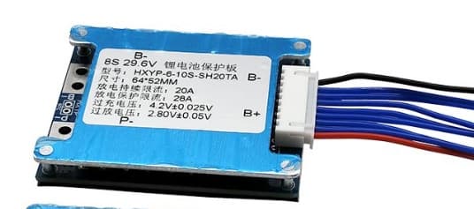 ماژول محافظ شارژ 8 سل 18 آمپر مدل HXYP-6-10S-SH20TA