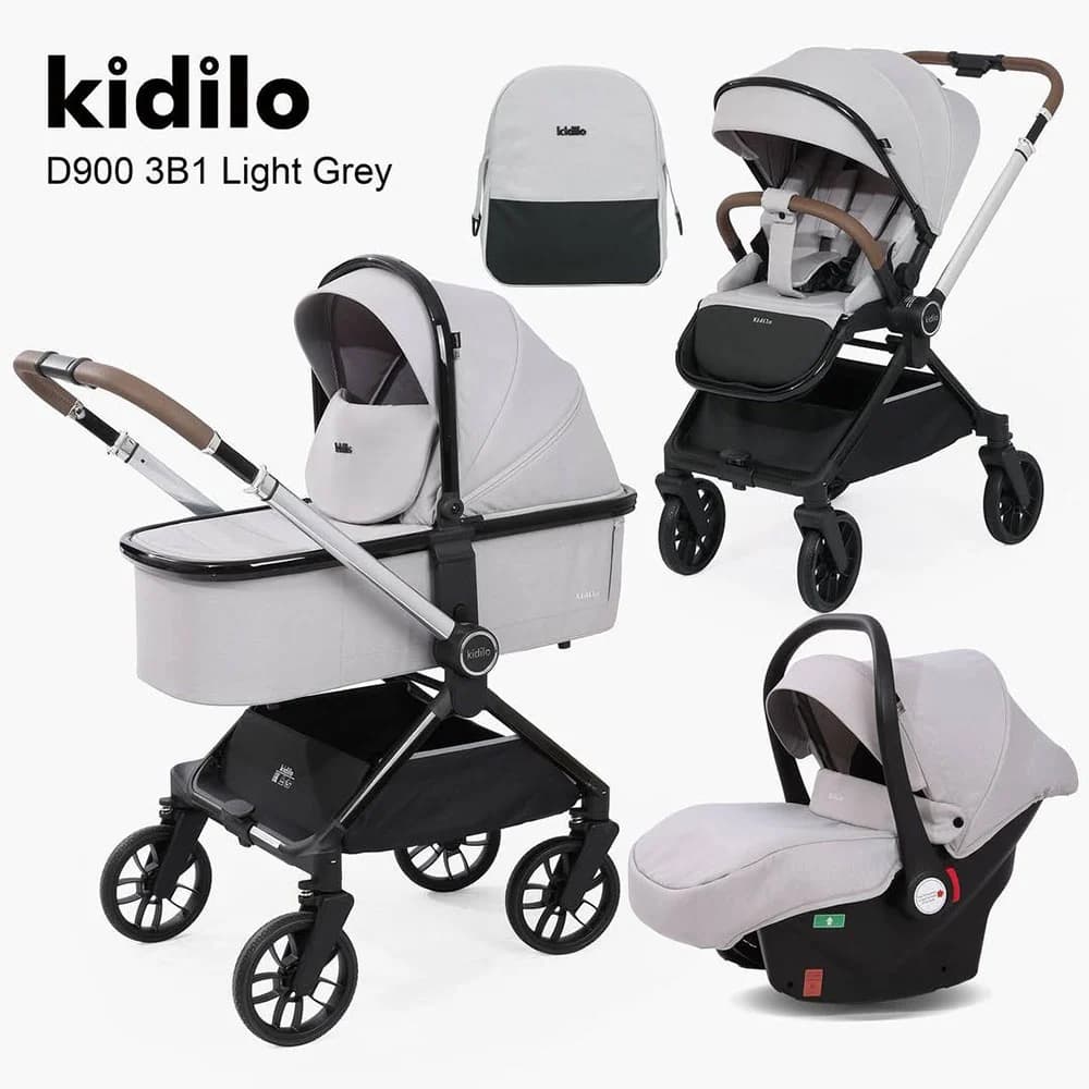 سرویس کالسکه رو به مادر شو کیدیلو Kidilo مدل D900 3B1 — تصویر ۵