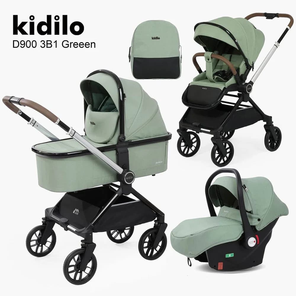 سرویس کالسکه رو به مادر شو کیدیلو Kidilo مدل D900 3B1 — تصویر ۴