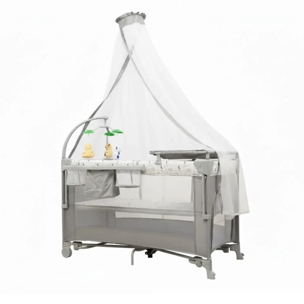 تخت و پارک نوزاد کول بیبی Cool Baby مدل KDD-P916202 — تصویر ۹