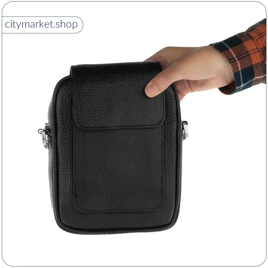 کیف دوشی مردانه چرم مدل WF55 — تصویر ۷