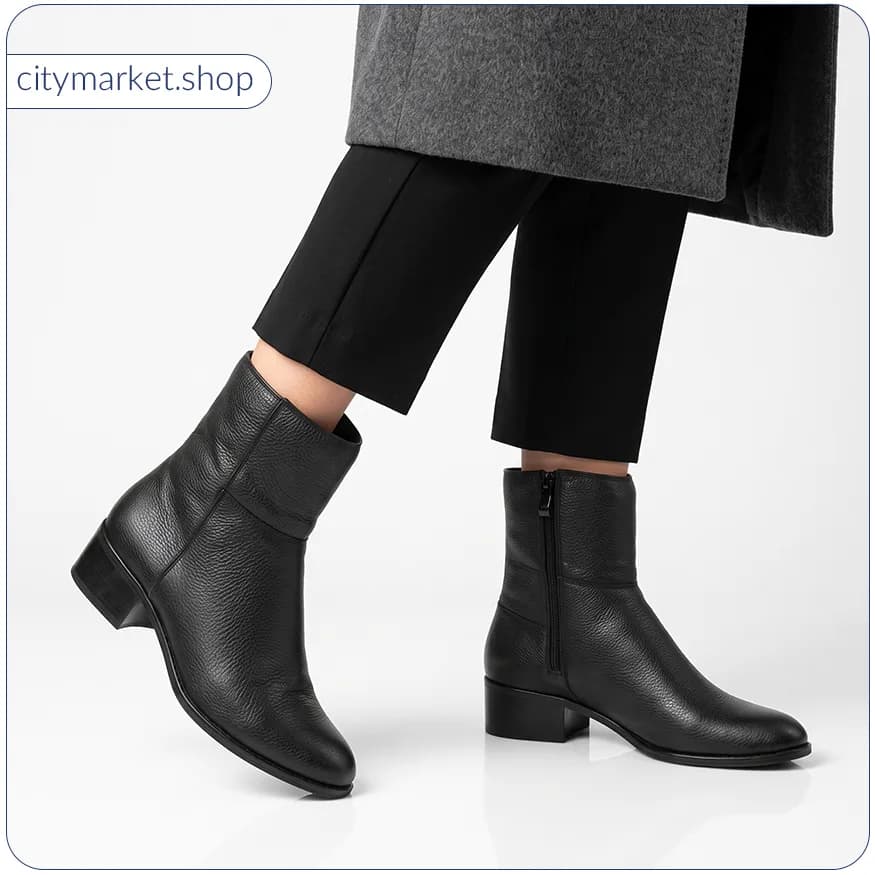 بوت چرم طبیعی زنانه تبریز مدل B625 — تصویر ۹