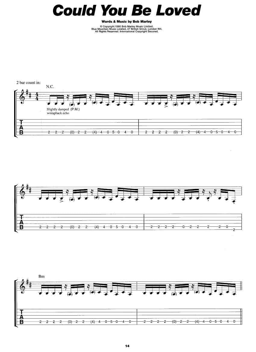 دانلود کتاب آموزش گیتار با آهنگ‌های باب مارلی CD + PDF | Play Guitar with Bob Marley — تصویر ۲