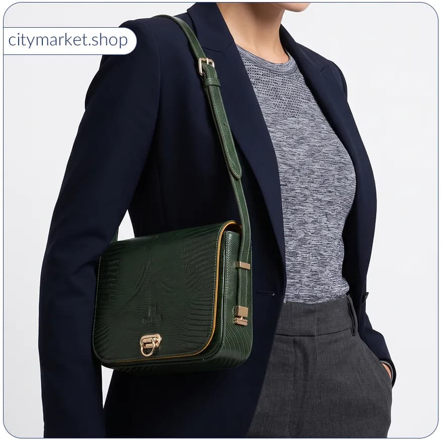 کیف چرم دوشی زنانه GL113 — تصویر ۲