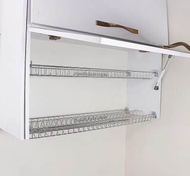 آبچکان داخل کابینت ام دی اف دو طبقه آبکاری — تصویر ۳