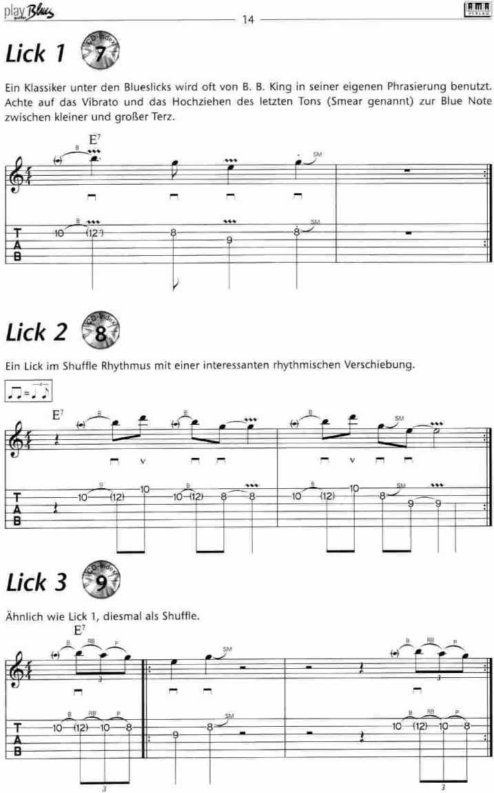 دانلود کتاب آموزش گیتار بلوز الکتریک CD + PDF | Jurgen Kumlehn – Play Blues Guitar — تصویر ۵
