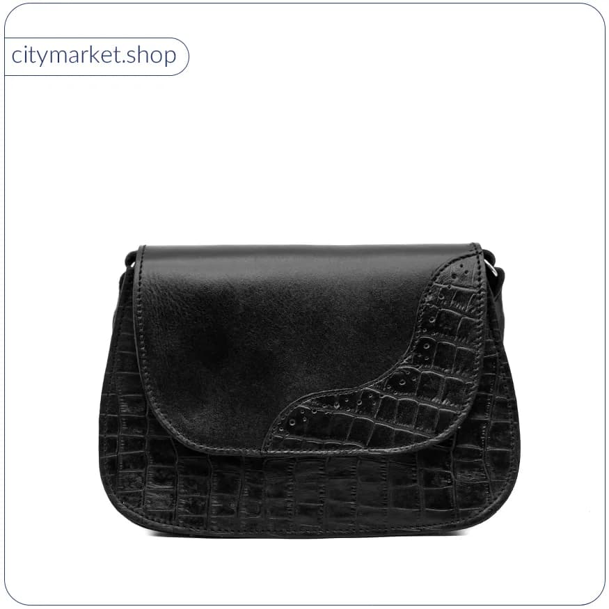 کیف دوشی زنانه مشکی کوچک مدل B732