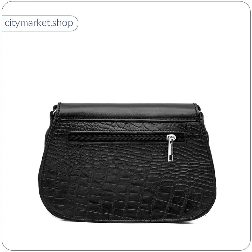 کیف دوشی زنانه مشکی کوچک مدل B732 — تصویر ۳