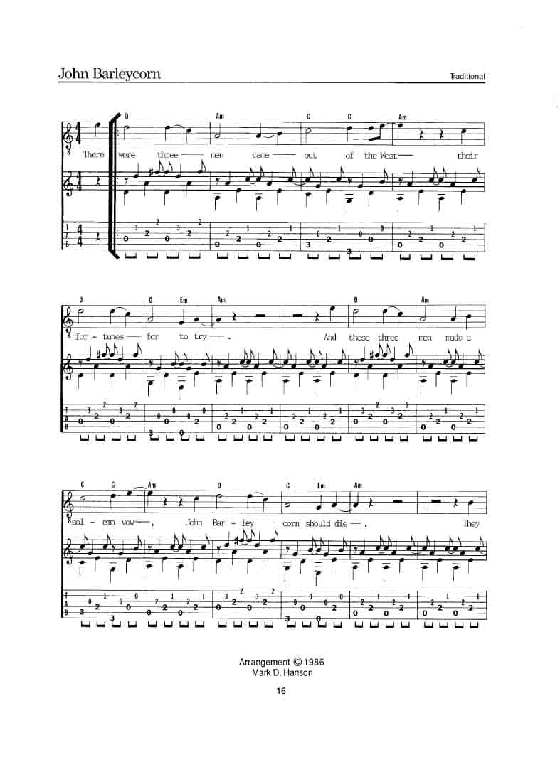 دانلود کتاب آموزش گیتار جَز فینگراستایل CD + PDF | Mark Hanson – The Art Of Contemporary Travis Picking — تصویر ۵