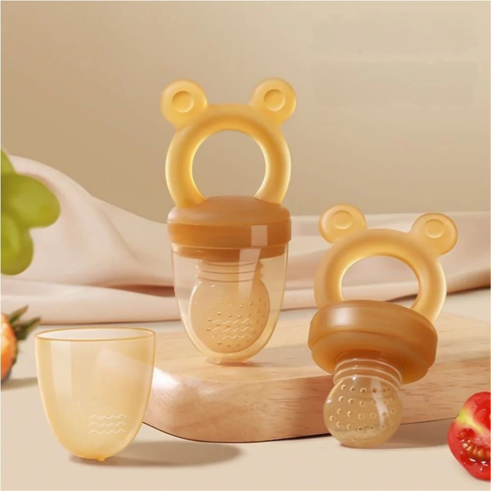 پستانک میوه خوری سیلیکونی بیبی کرون Baby Crown با سری اضافی — تصویر ۶