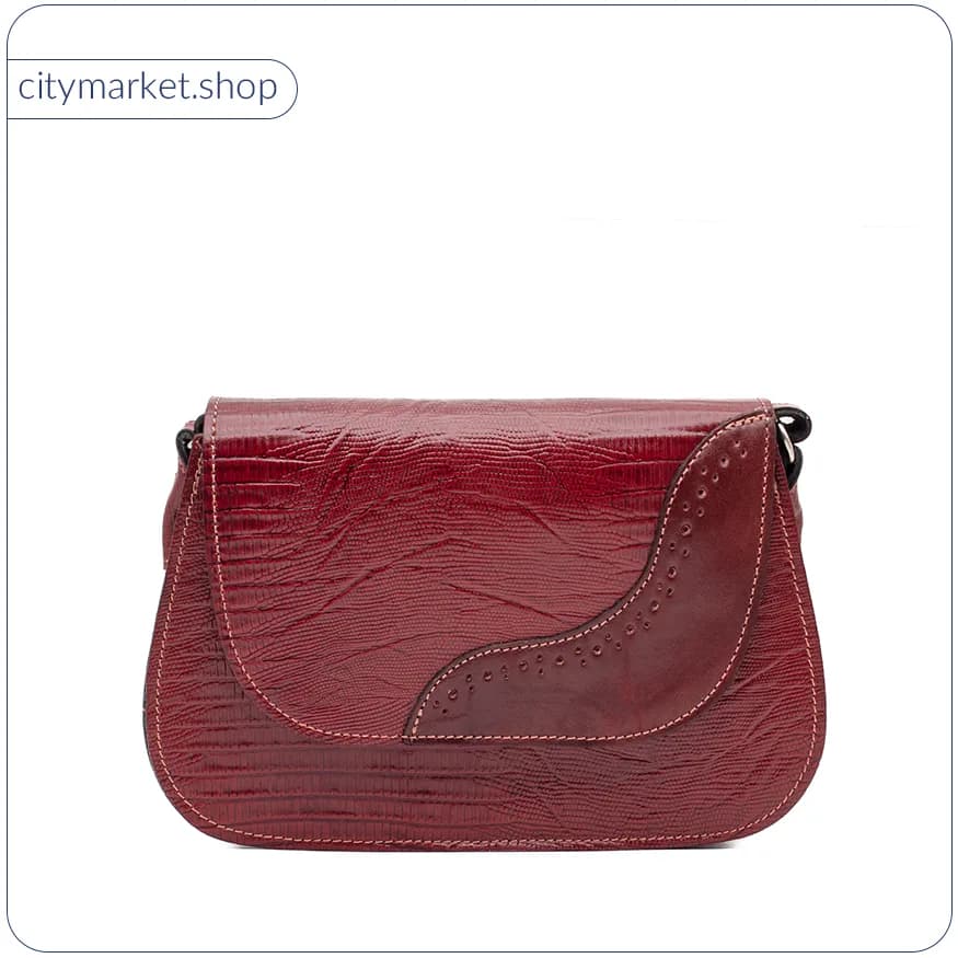 کیف دوشی زنانه چرم تبریز C732