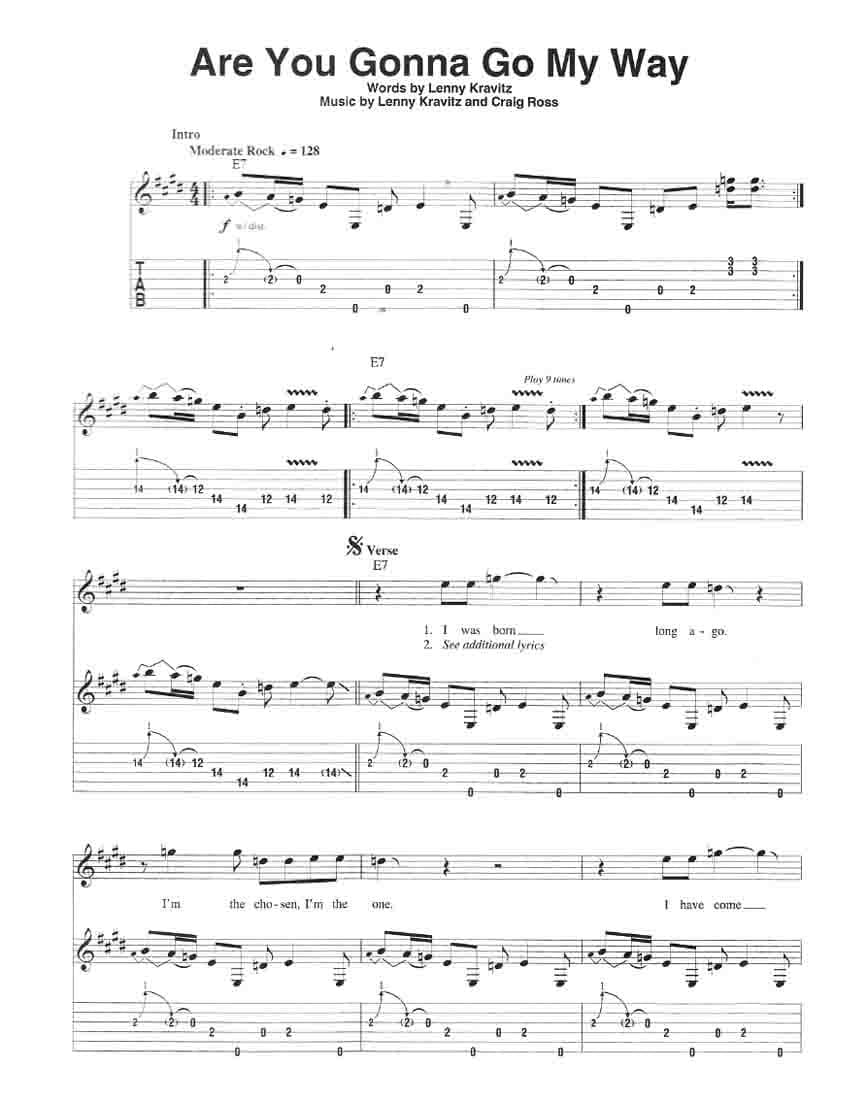دانلود کتاب قطعات گیتار الکتریک به سبک راک CD + PDF | 90s Rock – Guitar Play-Along Volume 6 — تصویر ۴