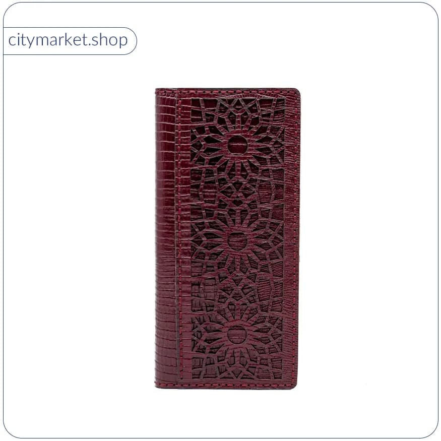 کیف پول اسلیمی چرم طبیعی مدل CL720 — تصویر ۳