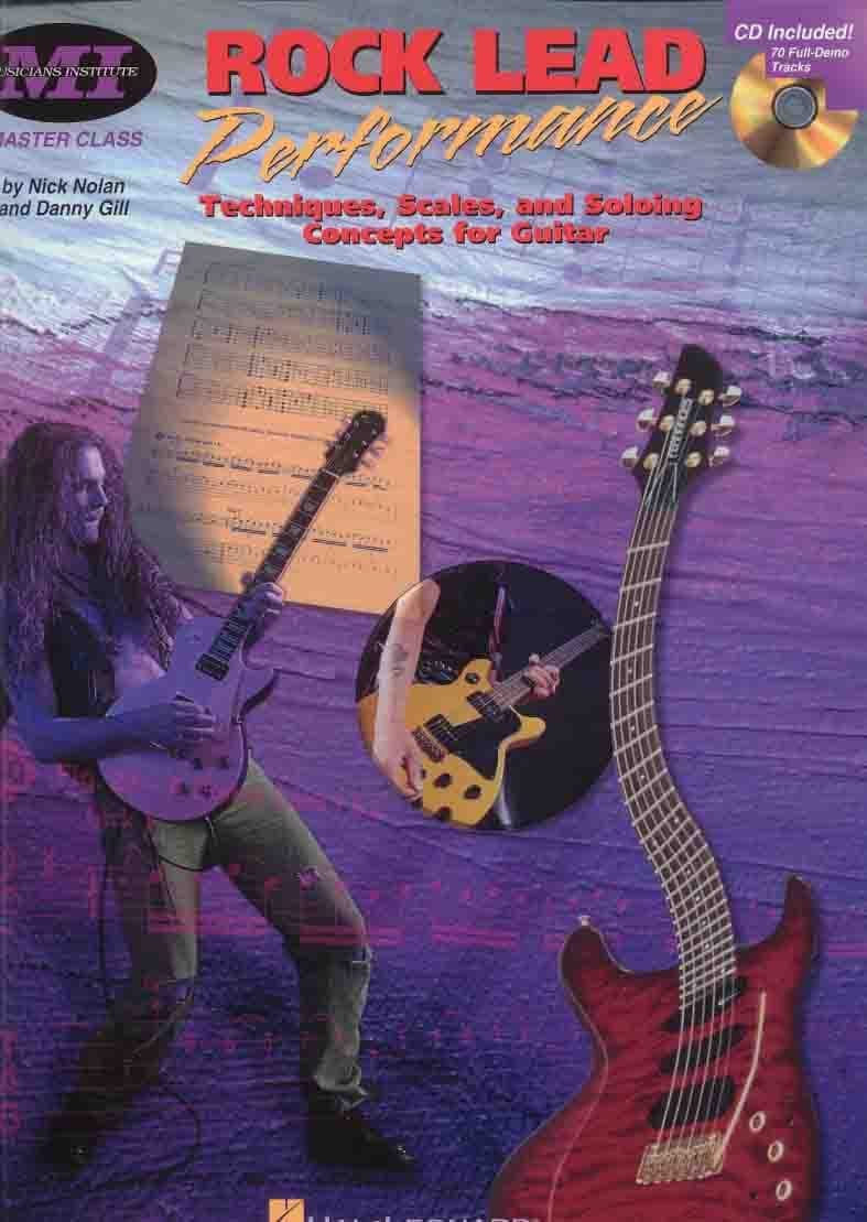 دانلود کتاب آموزش سولو و لید گیتار راک CD + PDF | Nick Nolan_Rock Lead Performance