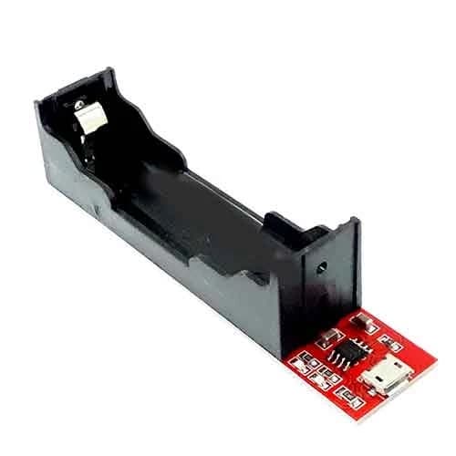 ماژول TEC4056 شارژر با جا باتری 18650
