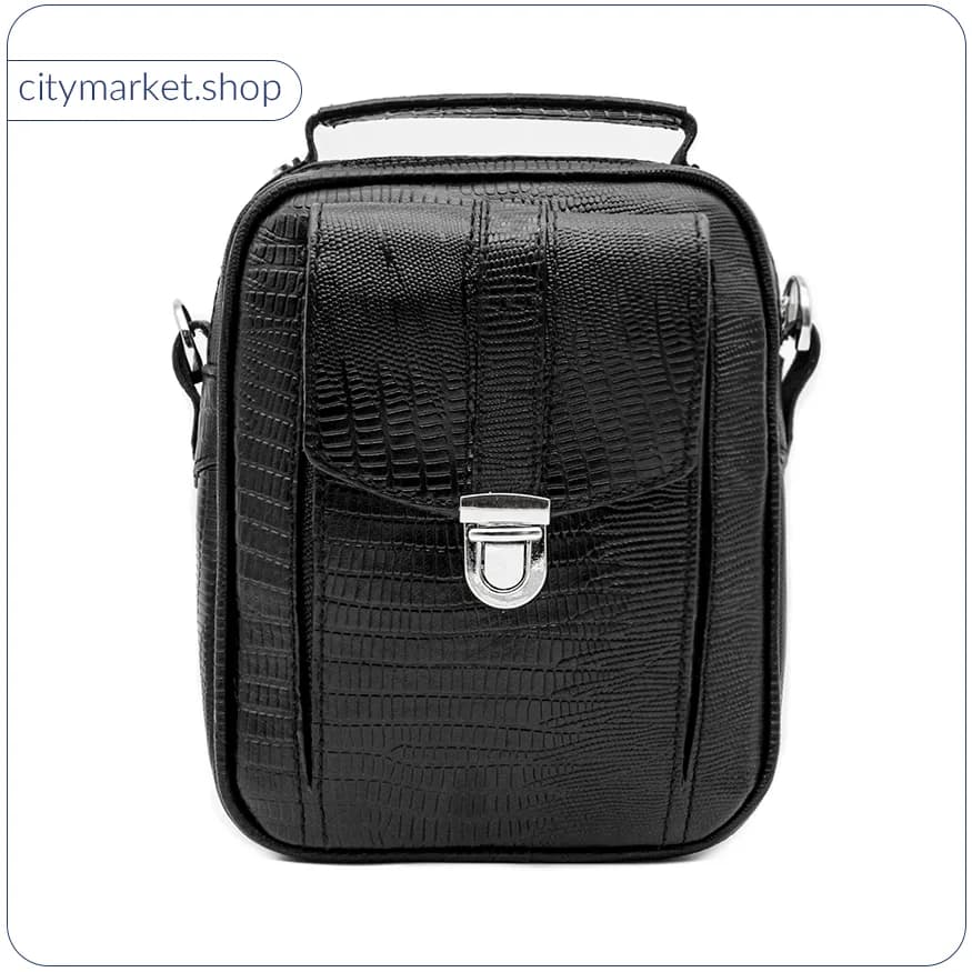 کیف دوشی مردانه چرم مدل WL89