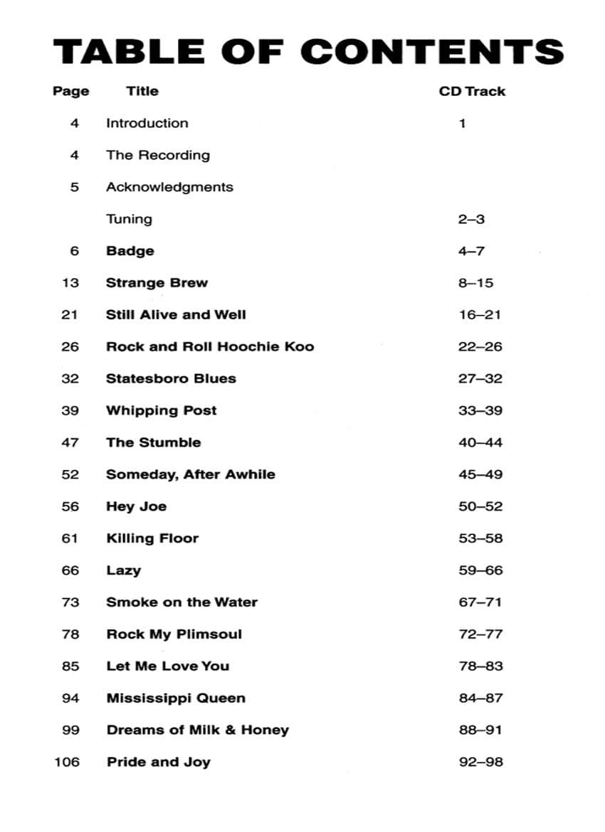 دانلود کتاب آموزش تکنیکهای گیتار بلوز و راک CD + PDF | Andy Aledort _Blues Rock Guitar Masters — تصویر ۴