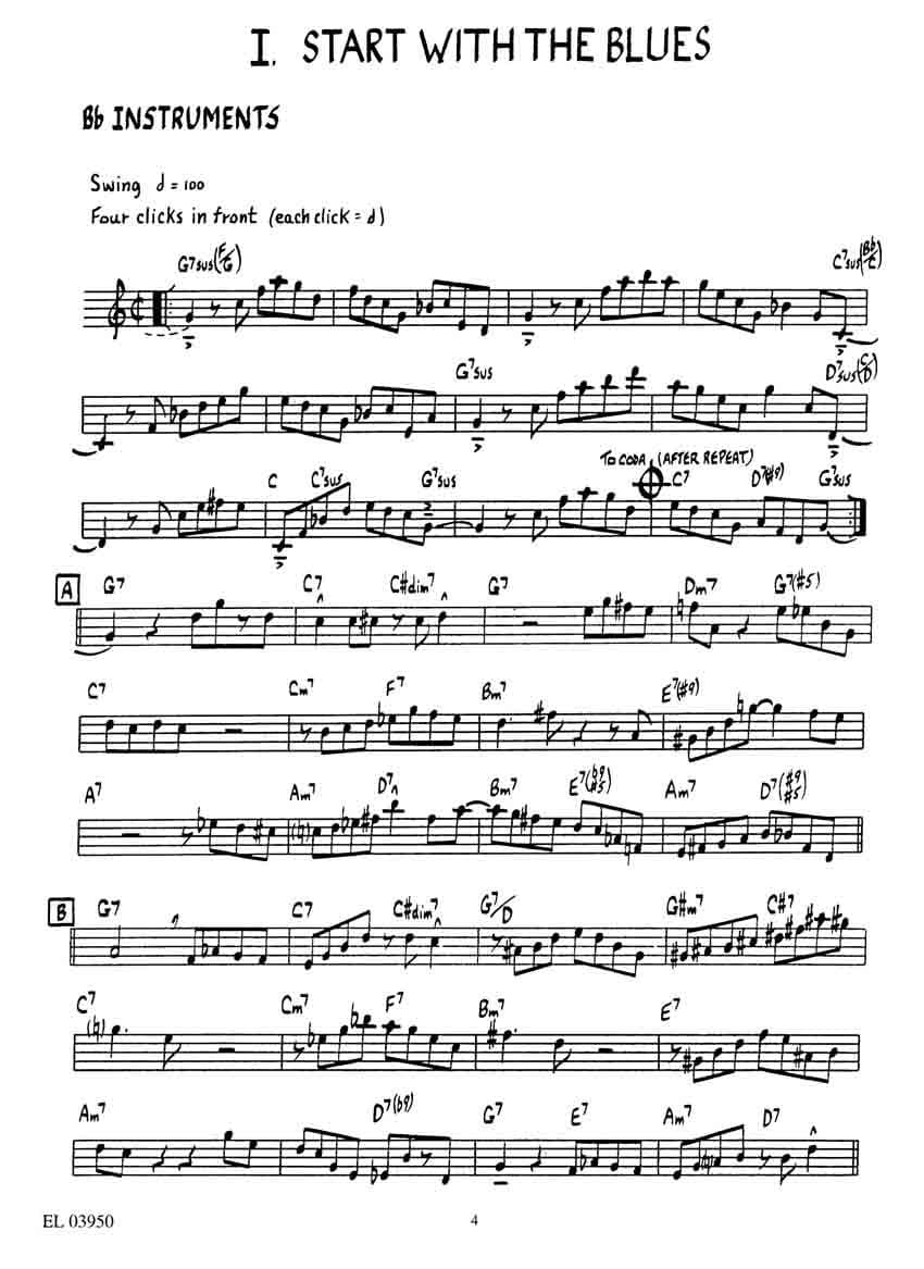 دانلود کتاب اتود جاز و فانک برای ساکسیفون CD + PDF | Bob Mintzer – 14 Jazz & Funk.Etudes – for Bb Instruments — تصویر ۱۰
