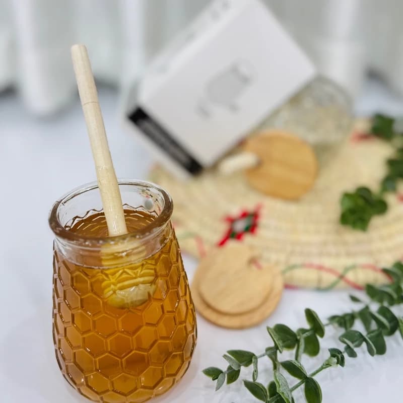 عسل خوری شیشه ای مدل کندو — تصویر ۱۰