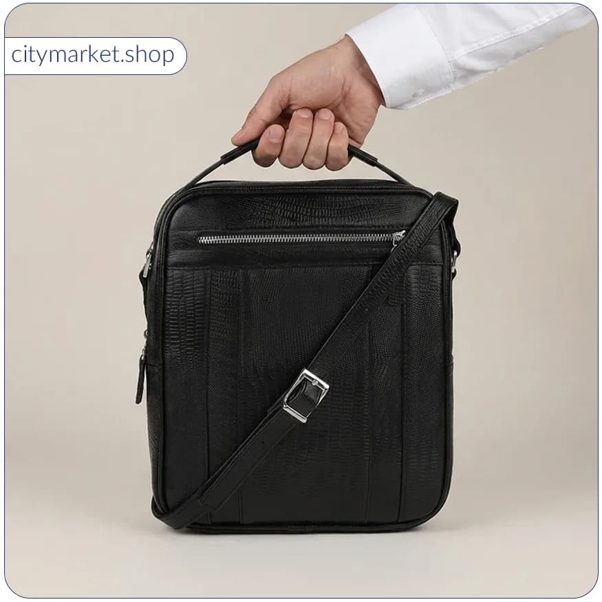 کیف نیم اداری چرم مدل W99L — تصویر ۷
