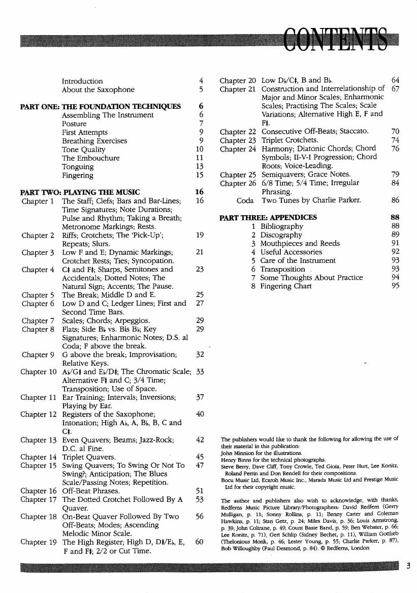 دانلود کتاب آموزش پایه ساکسیفون جان اونیل CD + PDF | John O’Neill – The Jazz Method for Saxophone (Alto) — تصویر ۴