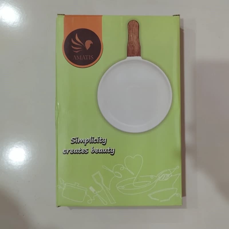 تابه گرد دسته چوبی — تصویر ۷