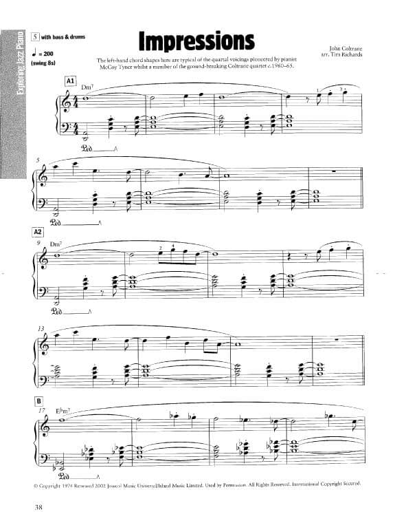 دانلود کتاب آموزش پیانو جاز، جلد ۲ CD + PDF | Tim Richards_Exploring Jazz Piano Vol 2 — تصویر ۳