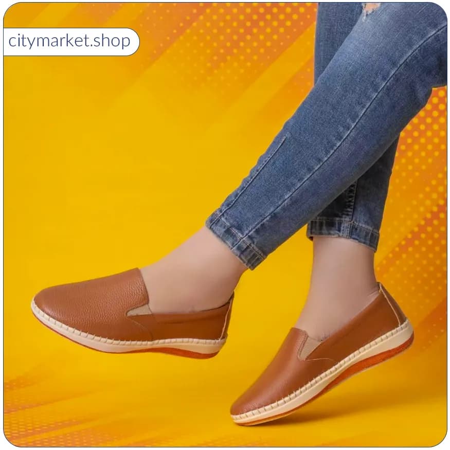 کفش راحتی زنانه ساتین کد H586 — تصویر ۸