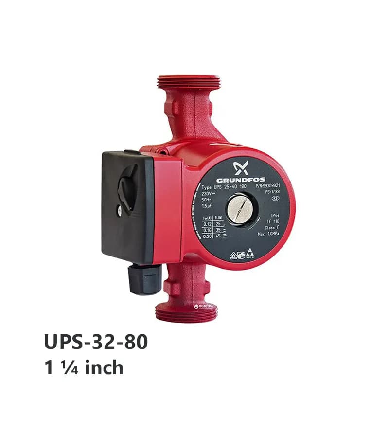 پمپ سیرکولاتور خطی گراندفوس مدل UPS-32-80
