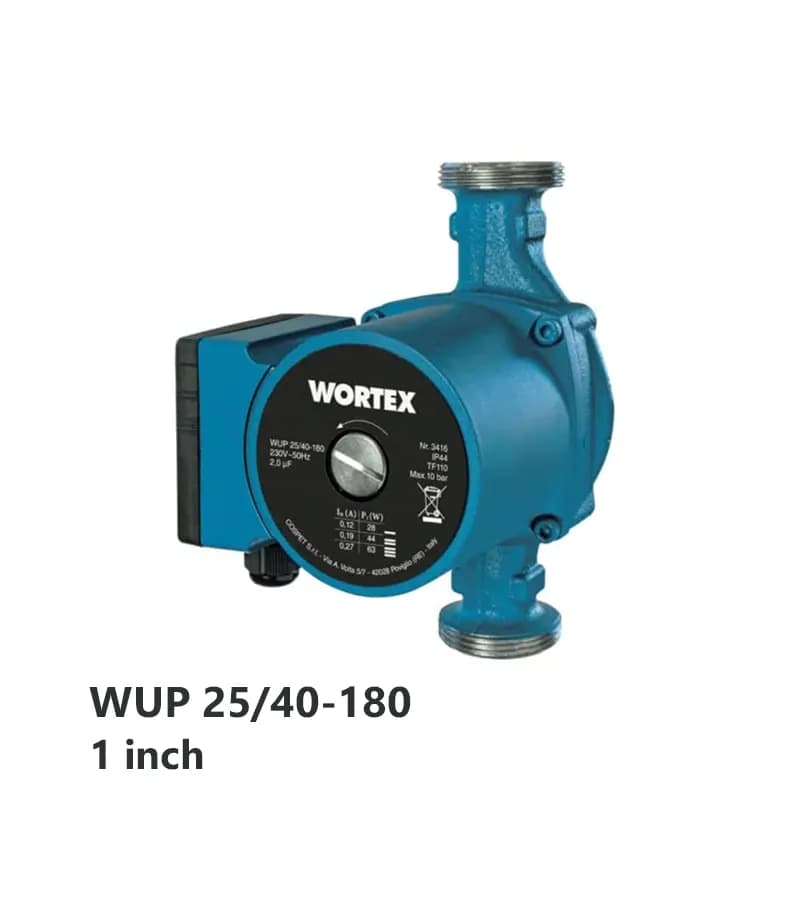 پمپ سیرکولاتور خطی ورتکس مدل WUP 25/40-180