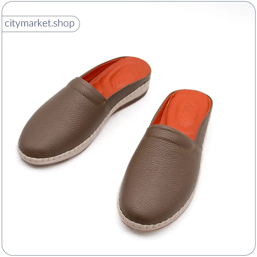 صندل طبی زنانه چرم کد V587 — تصویر ۱۲
