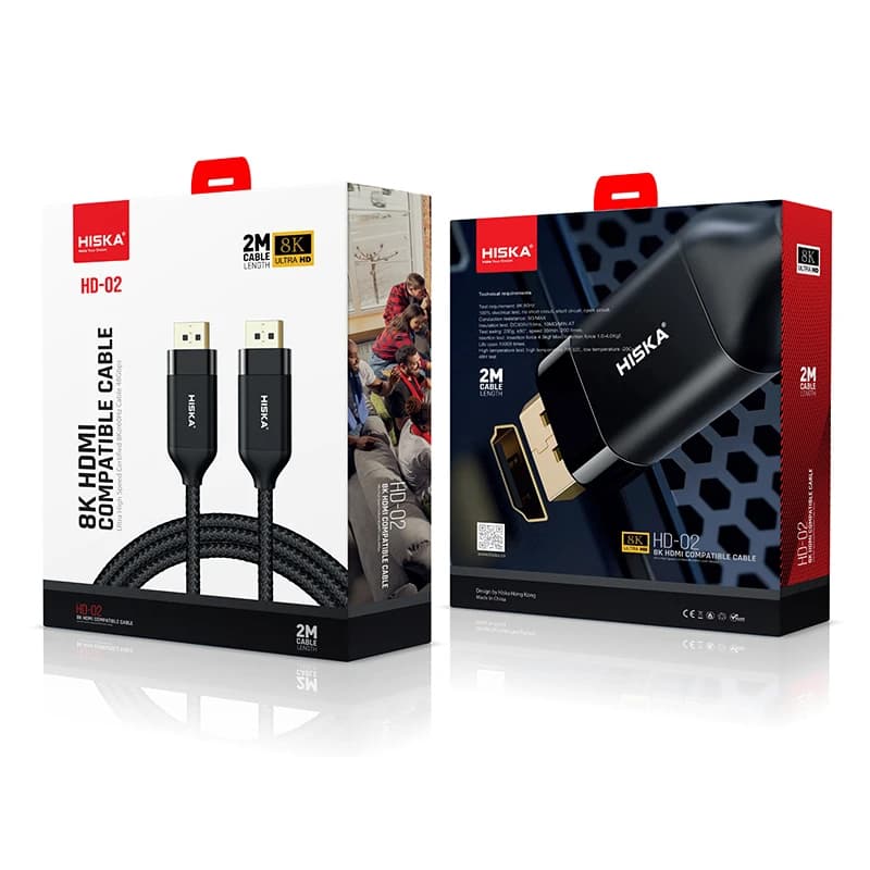 کابل HDMI هیسکا مدل HD-02 طول 2 متر — تصویر ۱۰