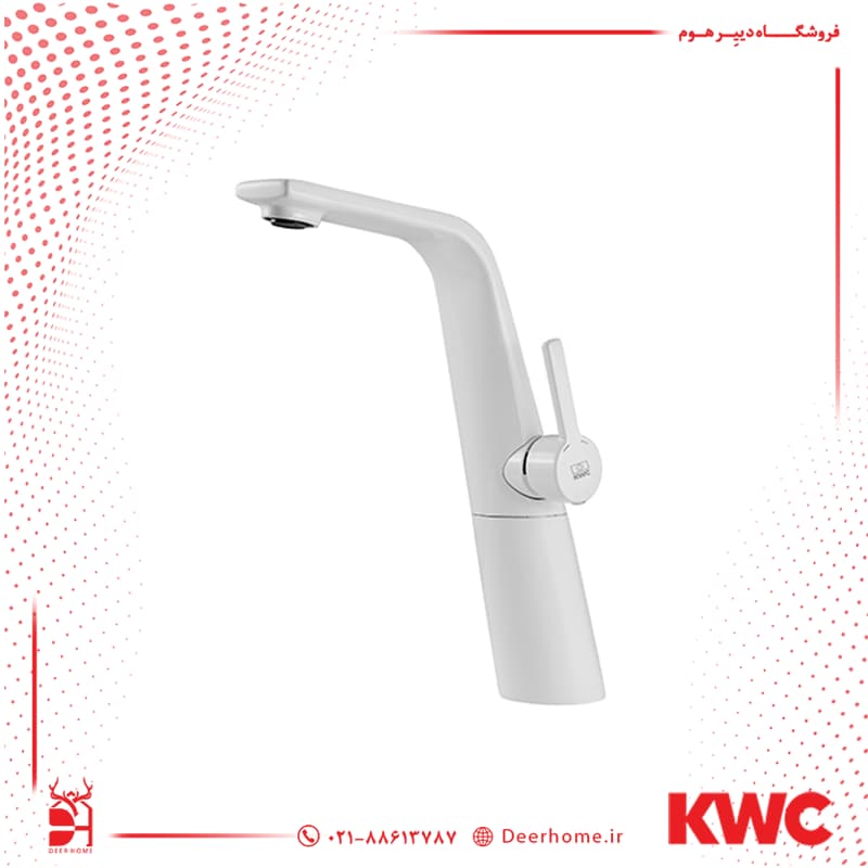 شیر روشویی پایه بلند KWC مدل متیس — تصویر ۵