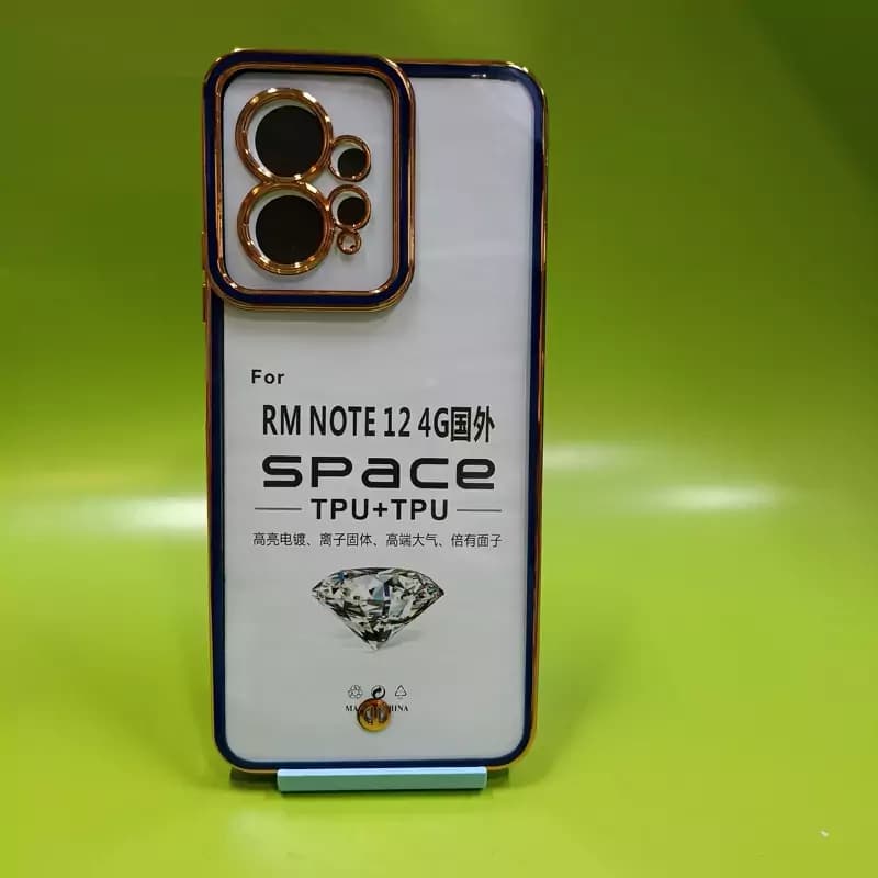 گارد شیائومی | کاور Space شفاف مناسب برای گوشی شیائومی Note 12 4G دور آبی