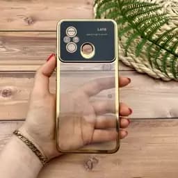 گارد شیشه ای ژله ای REDMI 12Cدورطلایی