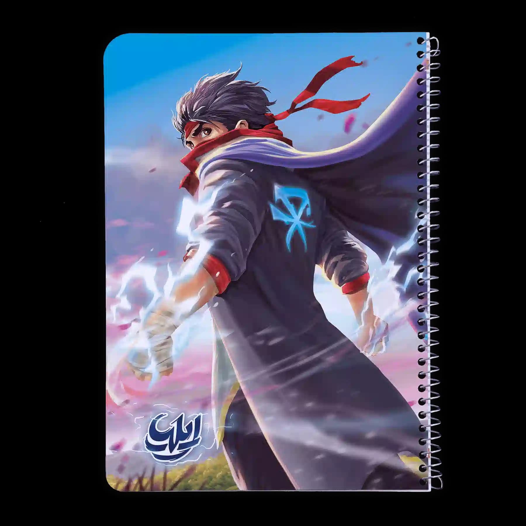 دفتر خط‌دار 80 برگ سیمی طرح CO-E80P-S8