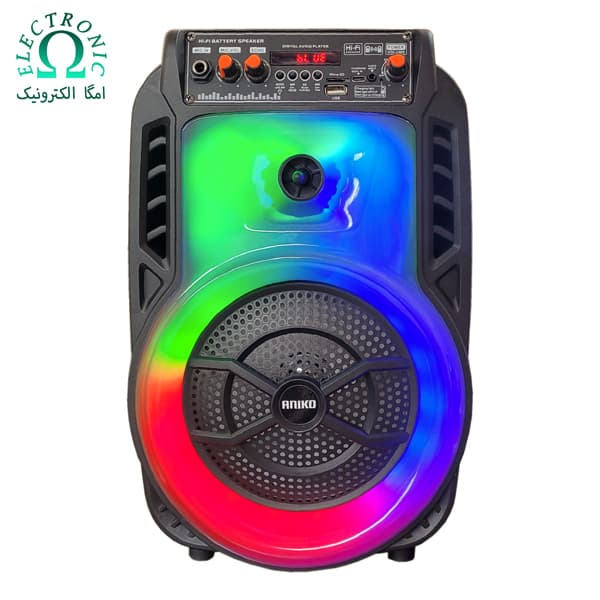 اسپیکر شارژی بلوتوثی قابل حمل آنیکو مدل ANIKO CH02 — تصویر ۳