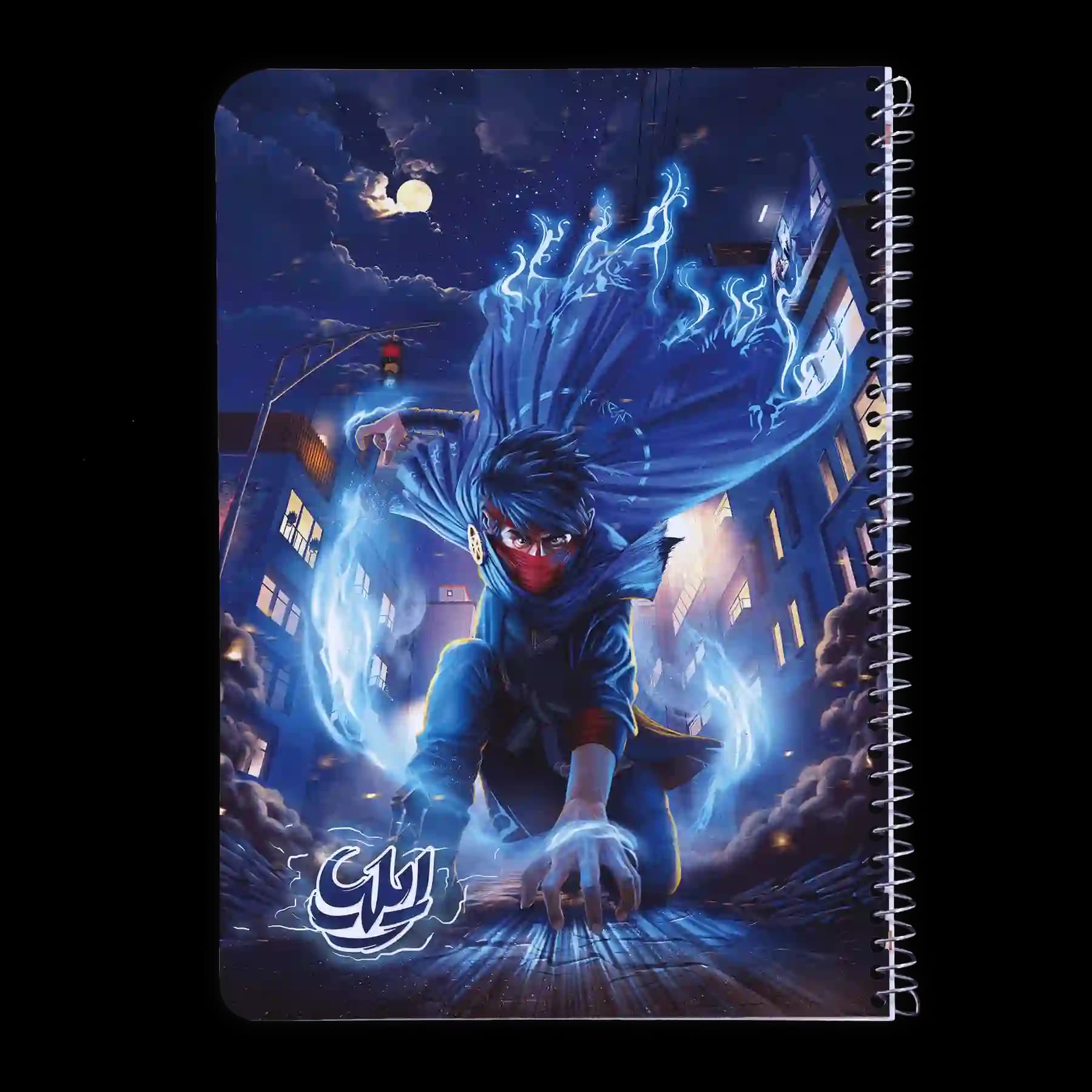 دفتر خطدار 50 برگ سیمی طرح A-07