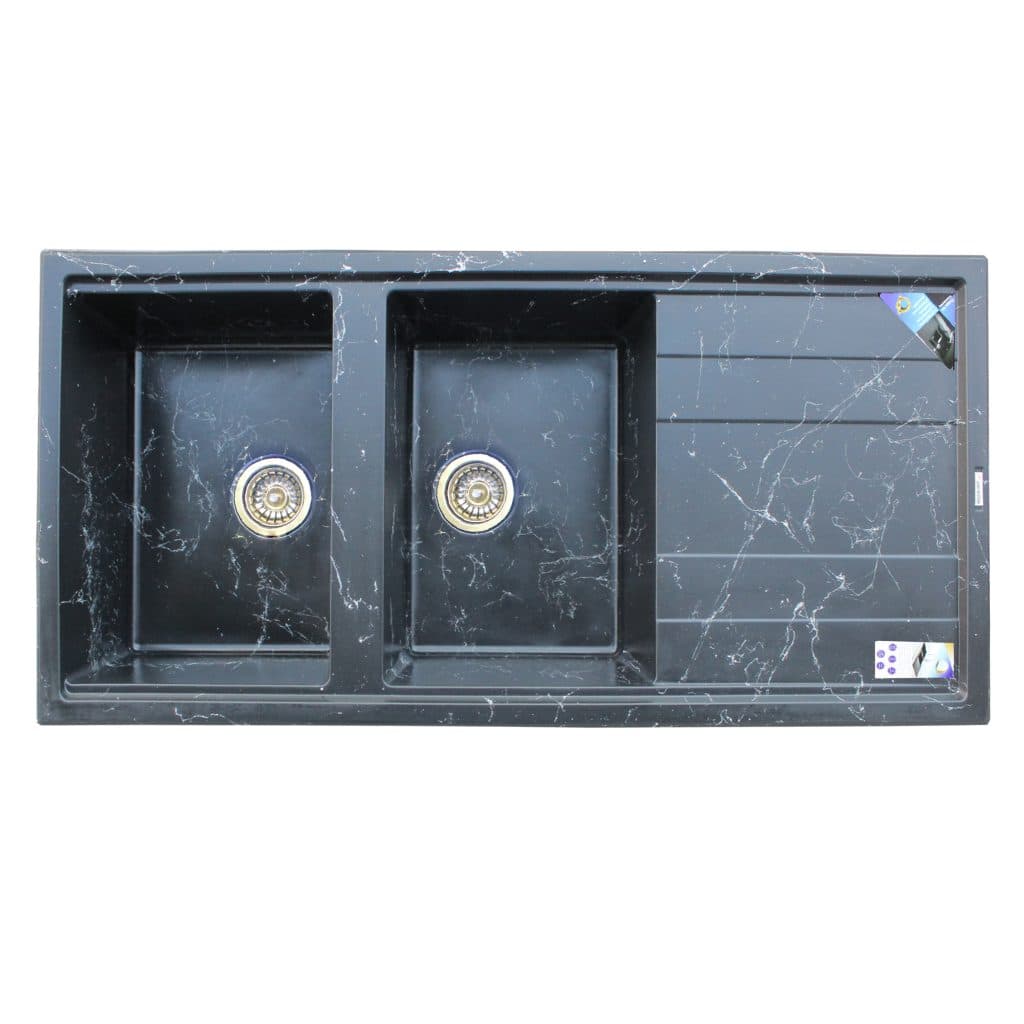 سینک ظرفشویی پارادایز مدل 214DENIZ BLACK-WA توکار
