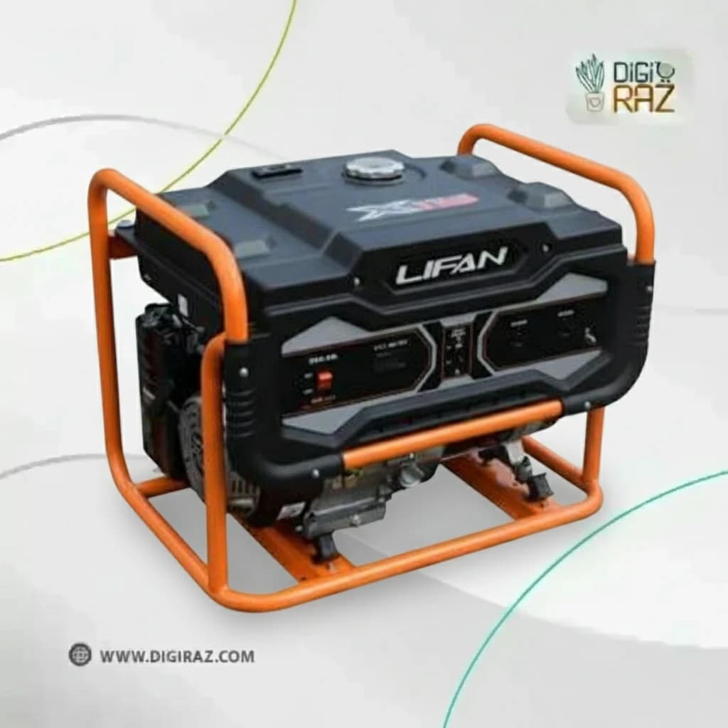 موتور برق1کیلووات (بنزینی، تکفاز) لیفان